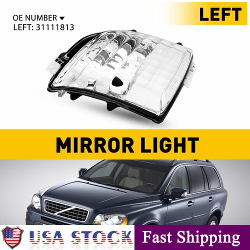 Left mirror turn signal light - mirror,